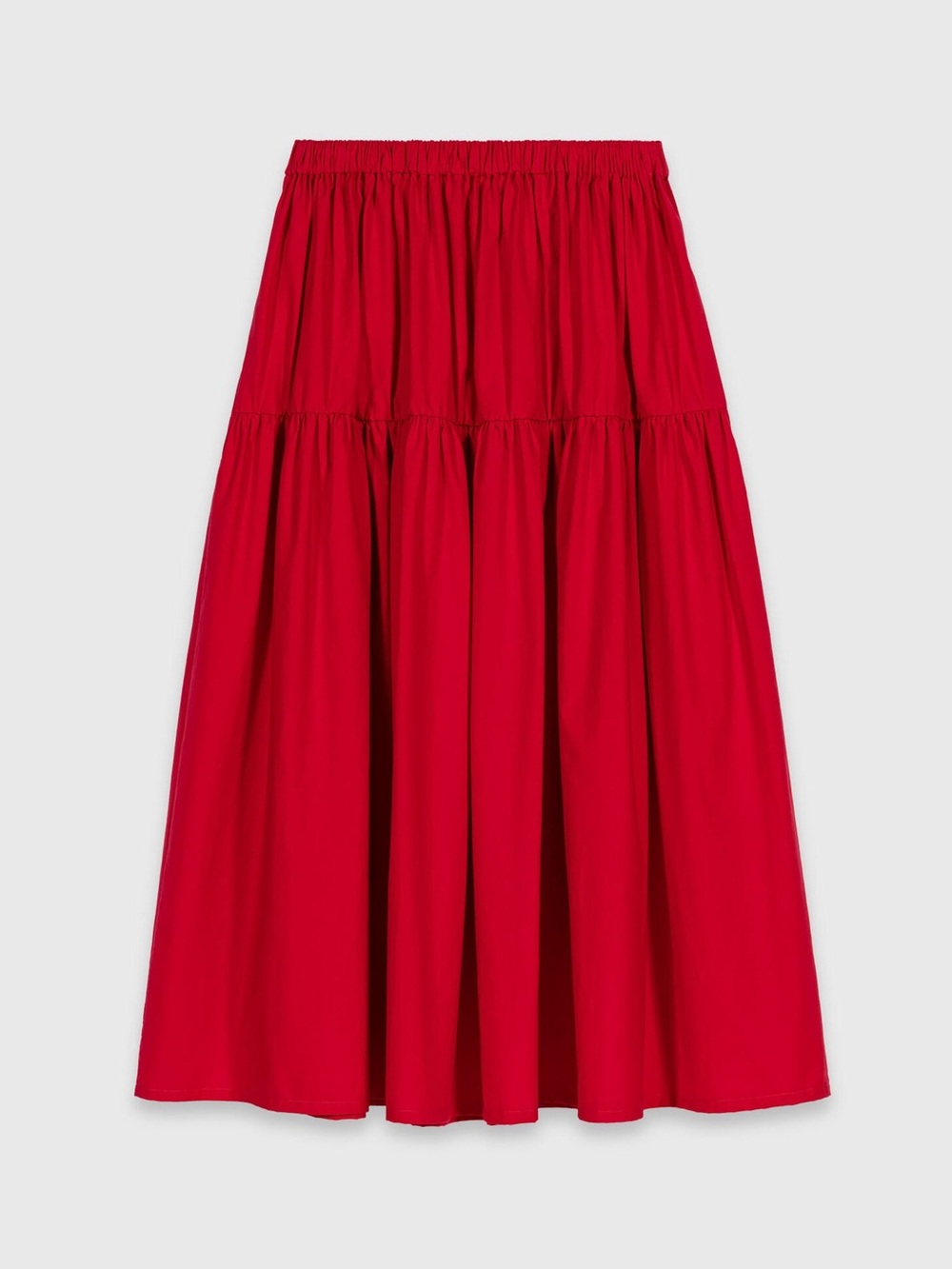 MAJE Long Gathered Skirt | FR 38 | US 6 - Picture 10 of 16